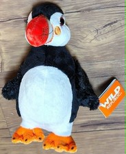 Wild Republic Realistic Puffin Bird Plush Stu...
