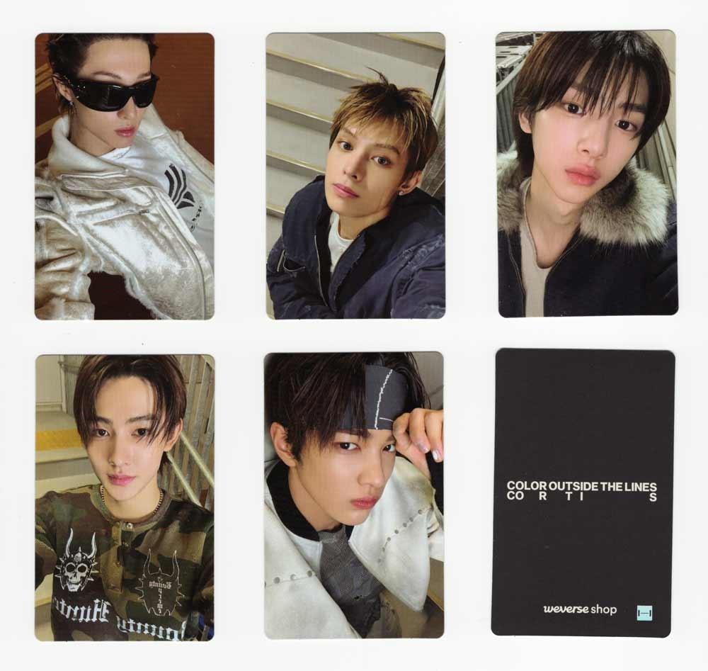cortis マーティン　トレカ　ショーケース　kpopnara us CORTIS - COLOR OUTSIDE THE LINES [WEVERSE] 2025 YEAR-END EXCLUSIVE