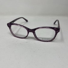 GUESS KIDS EYEWEAR GU9181 074 45-15-130 PURPLE GLITTER FLEX HINGE 114Q