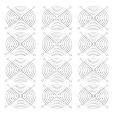 120mm Fan Finger Grill, 12 Pack Metal Grill Protector for 120mm