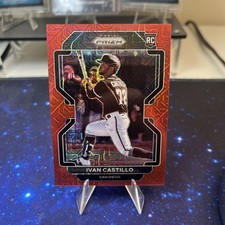 2022 Panini Prizm Tier II Red Mojo Prizm /149 Ivan Castillo #193 Rookie RC