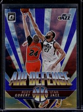 2021 Donruss Optic Rudy Gobert #1 Air Defense Purple Utah Jazz