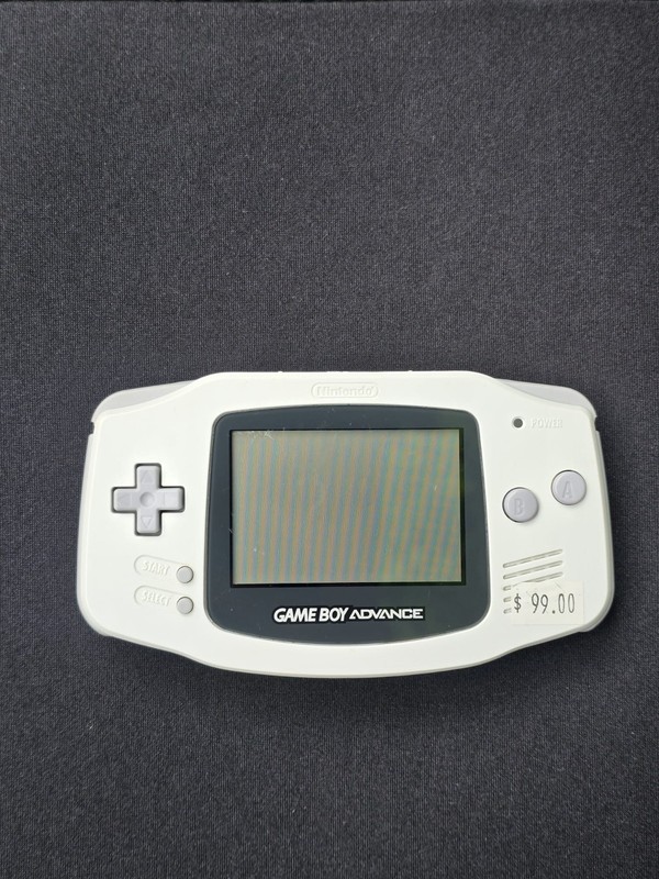 Nintendo Game Boy Advance GBA Console AGB-001 - White - GOOD - 100% OEM Tested