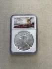 2021 $1 Type 1 American Silver Eagle NGC MS69 Brown Label