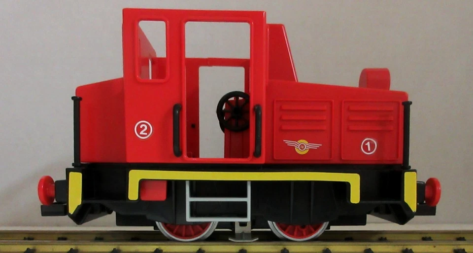 Playmobil 4050 Red Diesel Locomotive no box or roof - Image 2 of 4