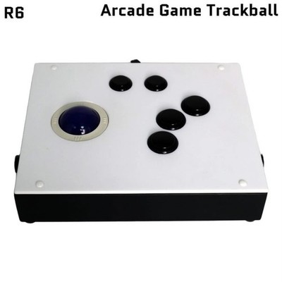 FightBox R6 USB Trackball Arcade Controller for MAME/RetroArch/Raspberry Pi