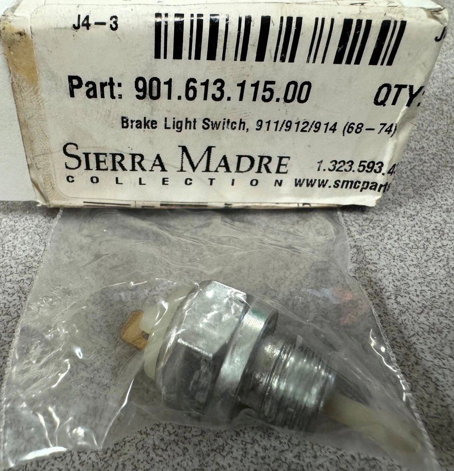 1968-1974 Porsche 911/912/914 переключатель стоп-сигнала - 901-613-115-00 - Изображение 3 из 3