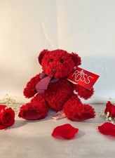 Russ Berrie Sm Sizzles Bear New Retired 8 1/2" Tall