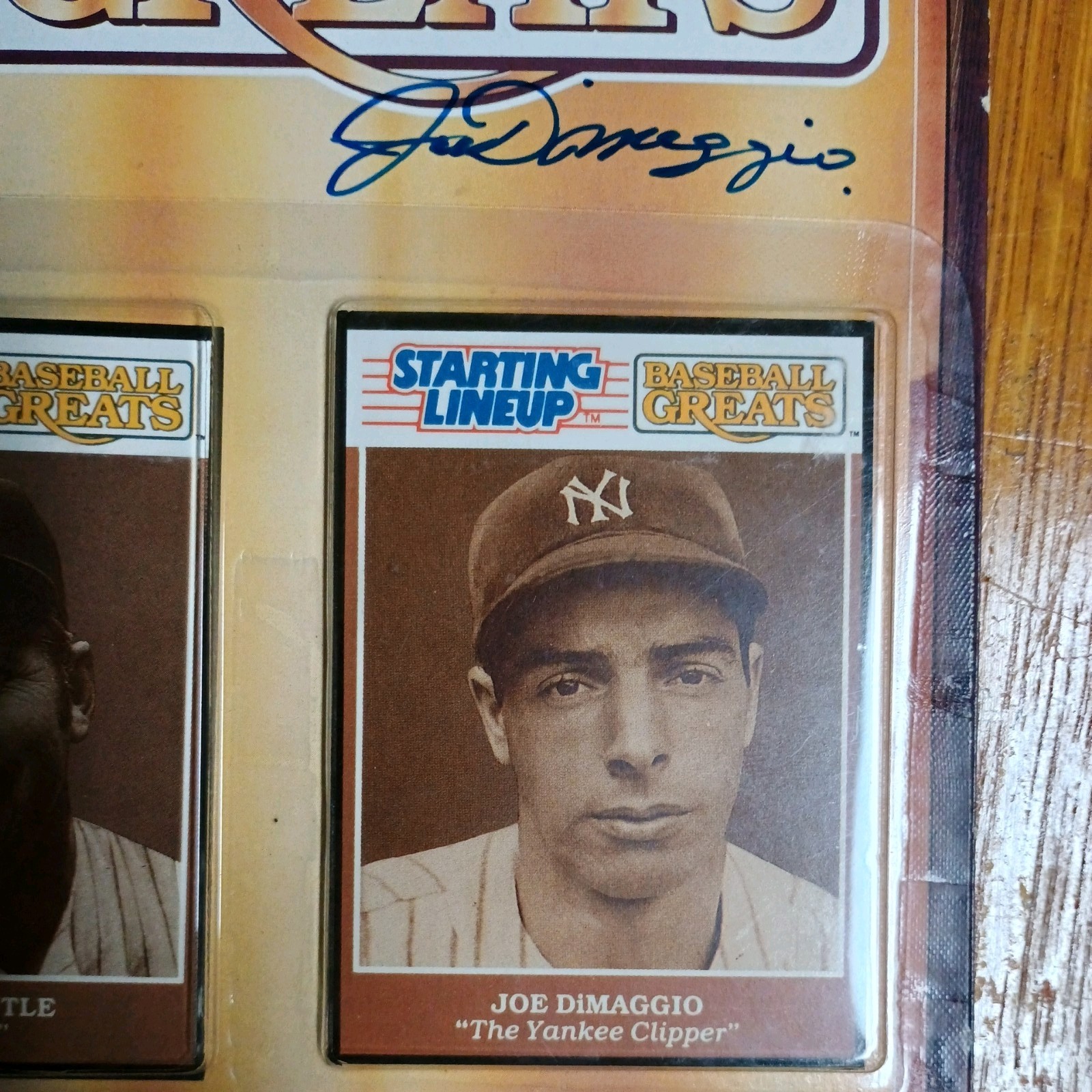 Joe DiMaggio Autographed Signed New York Yankees JSA 1989 Starting Lineup Unopened NEW Package LOA RARE 