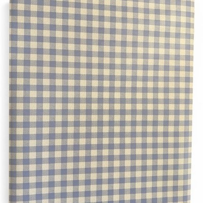 Vintage Wallpaper St. James Gingham Blue Check French Cottage 2 Rolls Retired