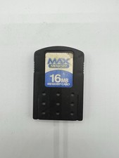 Max Memory PlayStation 2 PS2 Black 16 MB Memory Card