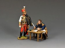 NA449 - Taking Notes ... Issuing Orders - Napoleonic - King  Country