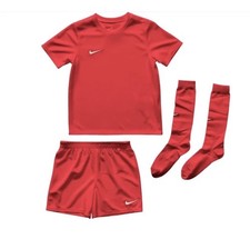 Brand New Nike Team Dry Park Kit Set Red Youth Size M