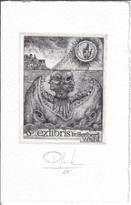 HEINZ PLANK: Exlibris f&uuml;r Dr. Herbert Wahl