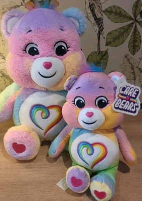 2022 Basic Fun - Care Bears - 9''+ 13'' Togetherness Bear Bundle sehr guter Zustand