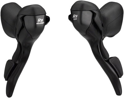 MicroSHIFT R8 Drop Bar 8-Speed Shifter Set - -Compatible, Durable, Ergonomic