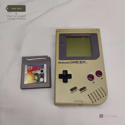 NINTENDO DMG-01 GAMEBOY DOT MATRIX MIT STEREO SOUND SPIELKONSOLE + F1 RACE SPIEL