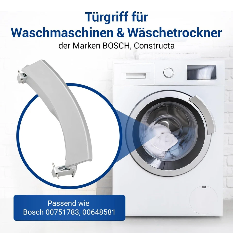 Türgriff Griff für Bosch Siemens 00648581 00751783 Avantixx 6/7 Trockner - Bild 2 von 4