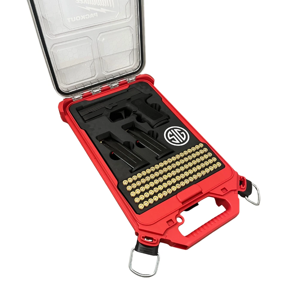 Sig Sauer P320 XCompact Insert for Milwaukee Packout – Holds 2 Mags + 95 Rounds - Image 4 of 4