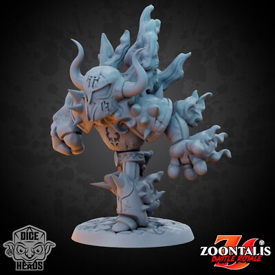 Iron Fire Golem, ZoonTails Battle Royale, D&D, Pathfinder, Tabletop, Anthro