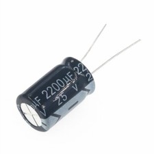 200PCS 25V 2200uF 2200MFD 105C Electrolytic Capacitor 10 25mm FREE NEW 