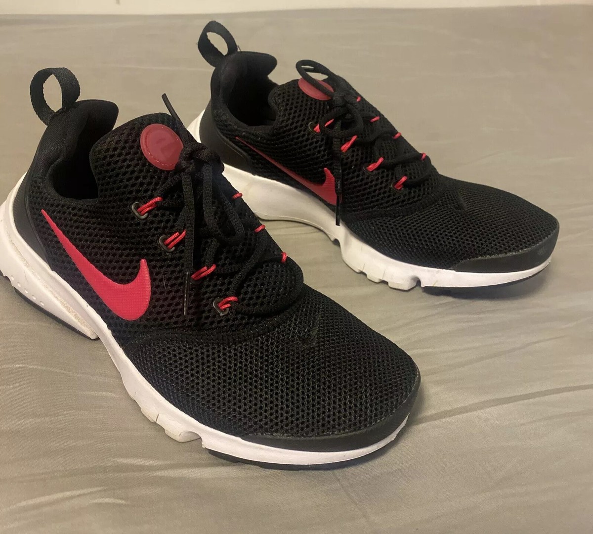 Nike Presto Fly Big Kids 913967-001 Black Rush Pink White Athletic Shoes  Size