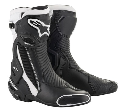 Alpinestars SMX Plus V2 Motorradstiefel  Gr. 46 - Schwarz Weiß