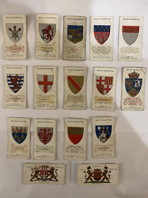 wills cigarettes cards value 16 Wills Cigarette Cards from the series 