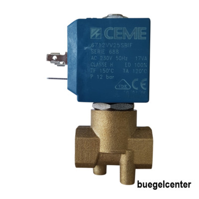 CEME 6712VV25S BIF Magnetventil 2/2 Wege 1/4 Zoll Innengewinde 230V  C13