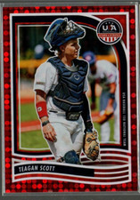 2024 USA Baseball Stars and Stripes Red #49 Teagan Scott /199