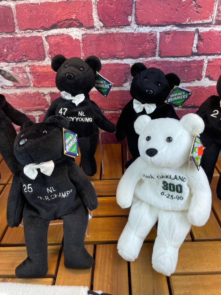 Lot of 8 SALVINO'S BAMMERS BEARS BASEBALL MLB NATIONAL LEAGUE 7 Black & 1 White - Image 4 of 4