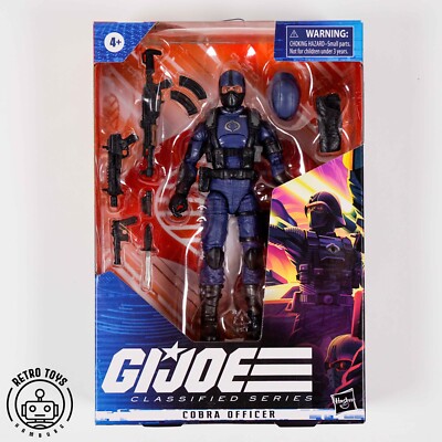 GI JOE COBRA OFFICER Classified Series G.I. JOE Action Figur Hasbro