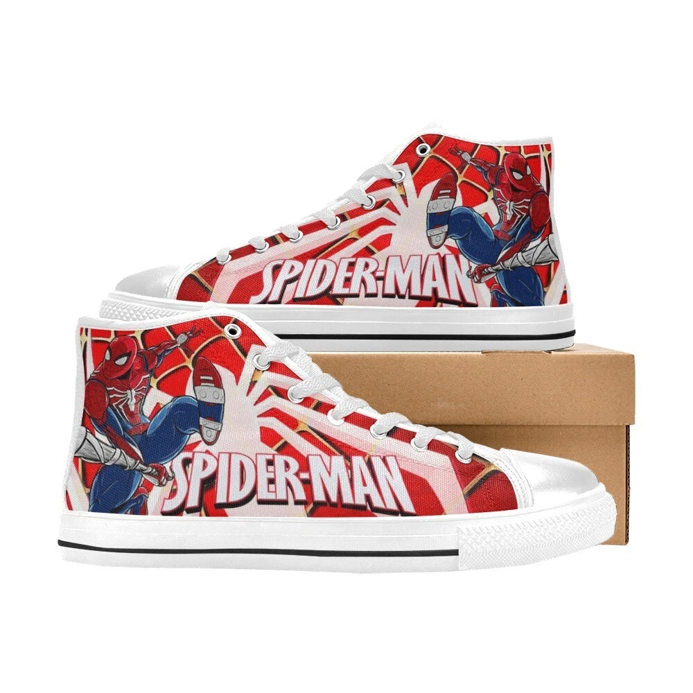 Spider-Man High Top Shoes Sneakers