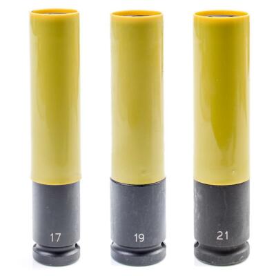 Proxxon 1/2''-IMPACT-Steckschlüssel, extralange Ausführung (130 mm) 17; 19; 21 mm