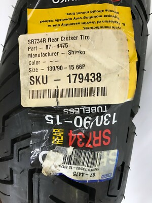 130/90-15 SR734 Tubeless (Shinko) Made In Korea | Philippines - Foto 5