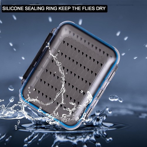 Aventik Fliegenangelbox Vorrichtung Box Wasserdicht Streamer Fliegenkoffer 2 Seiten durchsichtig Deckel - Bild 27 von 44