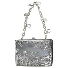 Antique Art Nouveau Sterling Silver Purse