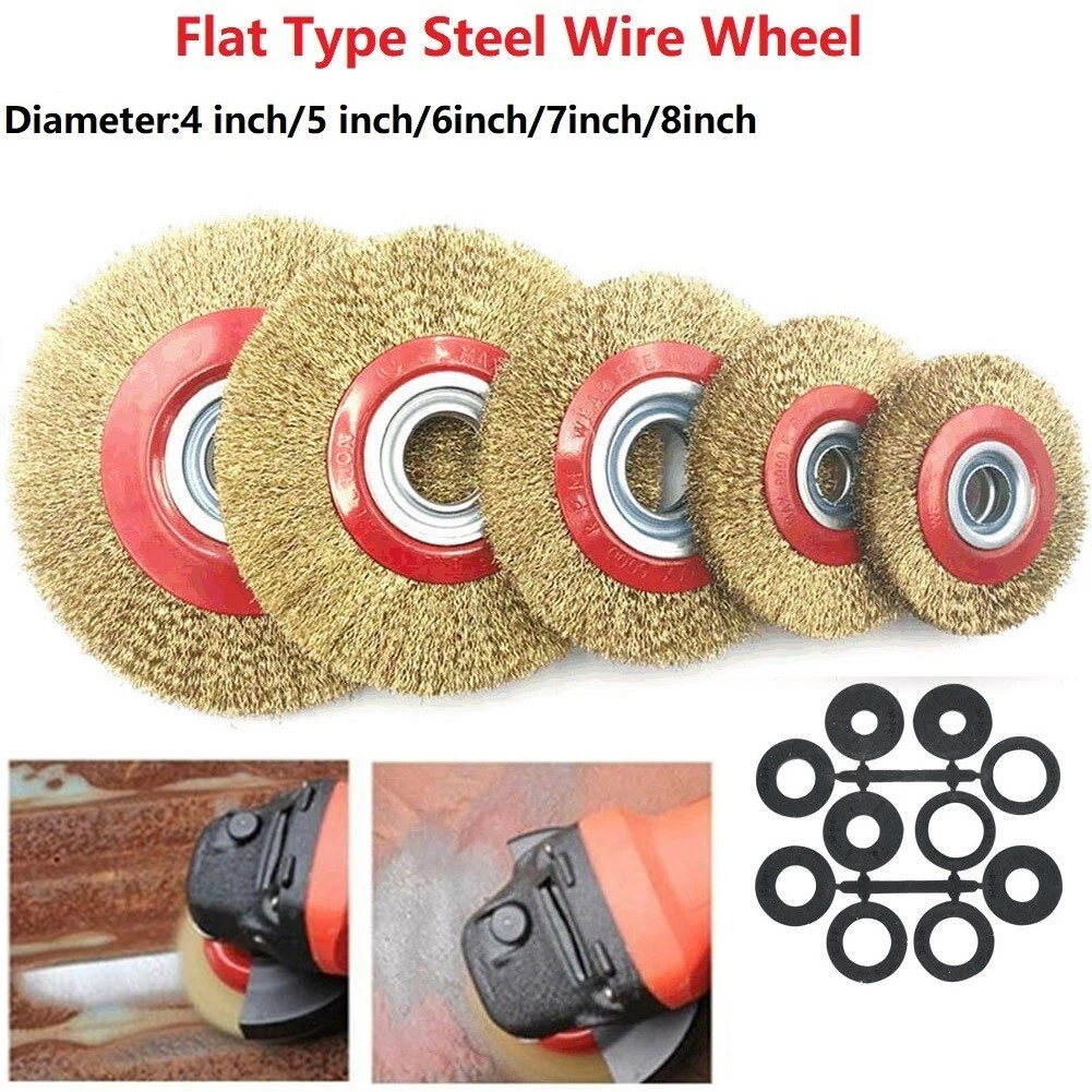 8 inch bench 2024 grinder wire wheel
