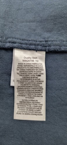 SEASALT DUALITY MIDI SKIRT UK 12 BLUE NEEDLECORD CORDUROY BUTTONS THROUGH FRONT - Picture 10 of 12