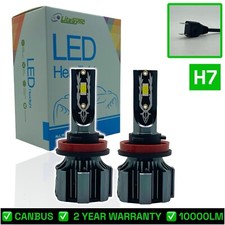 H7 72w N1 LED Phare Paire Ampoules 10000LM Canbus pour Audi A6 1997-Onwards