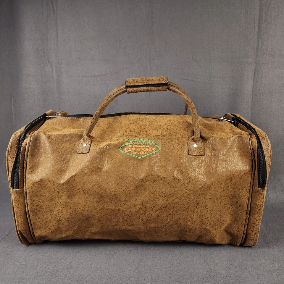 Дорожная спортивная сумка Silverton Casino Las Vegas ручная кладь из искусственной замши 21x10x11"" - Изображение 3 из 4