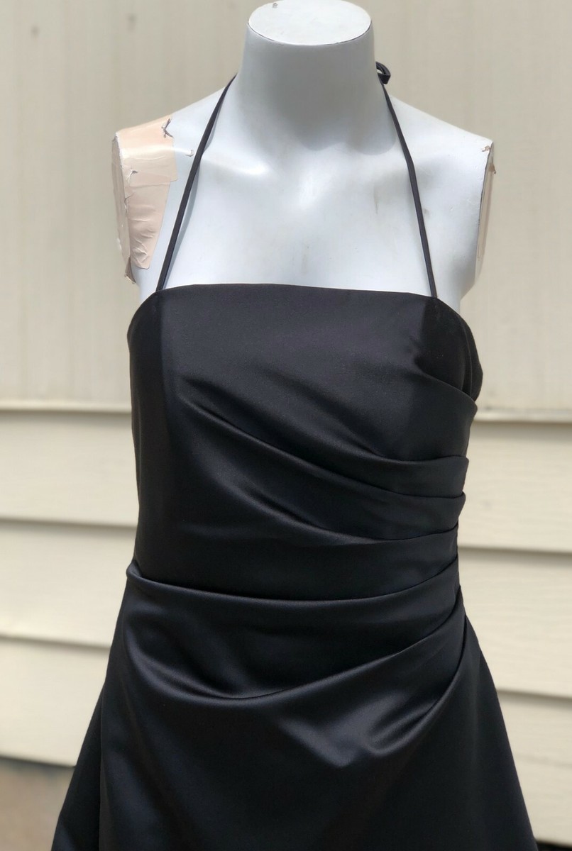 alfred angelo halter dress Alfred Angelo Halter Long Black Dress