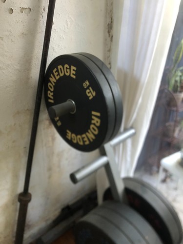 Ironedge Weights Plates, Straight Bar & Weights Storage Rack