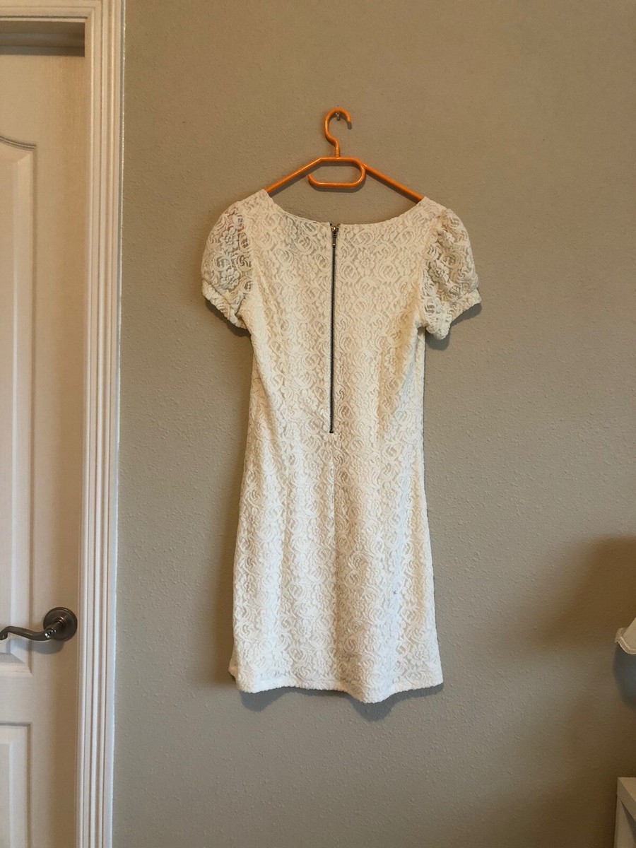 INC International Concepts White Lace Dress | eBay
