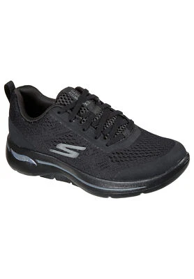 Skecher Go Walk Arch Coupe - Mouvement Brise Baskets Femme 124404 Noir - Photo 1/4