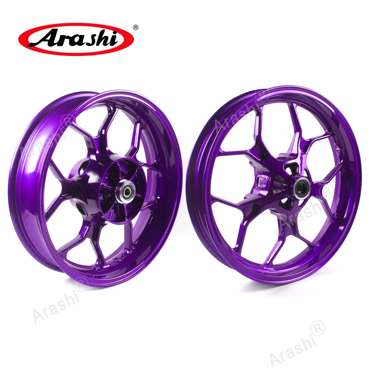 Purple Front Rear Wheel Rim For Yamaha YZF R3 ABS 2015 2022 MT