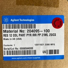 BOX OF 25 AGILENT 204095-100 Reagent Reservoir 12 Columns 21 ML MADE IN USA 🎯