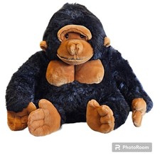 Walmart Monkey Black Brown Gorilla Ape Plush 23 Inch Stuffed Animal Toy Damaged