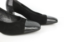Escarpins Ouverts JB Martin En Cuir Noir - Taille 36 - Neufs Avec Emballage