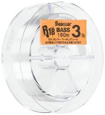 KUREHA Seaguar R18 BASS Fluorocarbon Line 160m 3lb ‎Black Bass R18B163 NEW